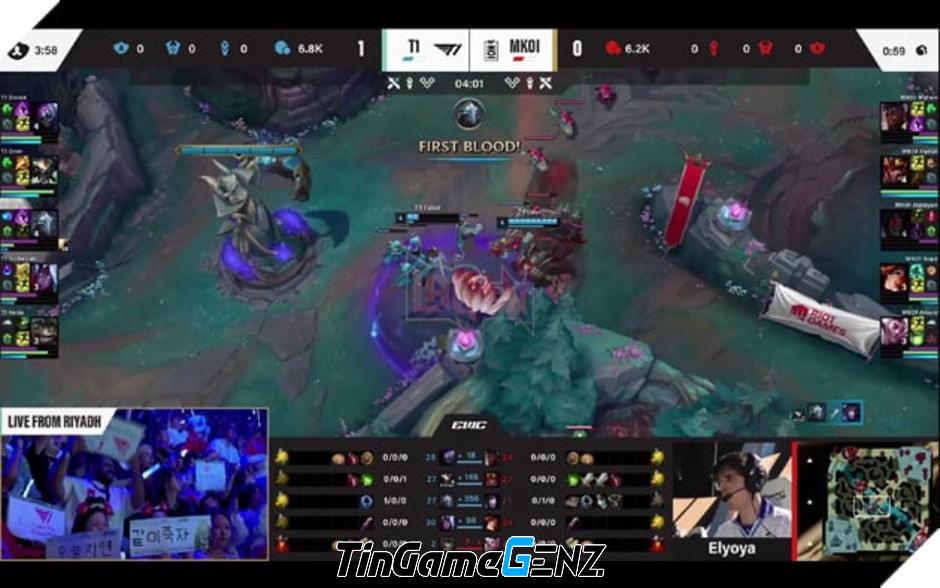 **Esports World Cup 2025: T1 Xuất Sắc Đánh Bại Movistar KOI, Chuẩn Bị Gặp Gỡ AG.AL**