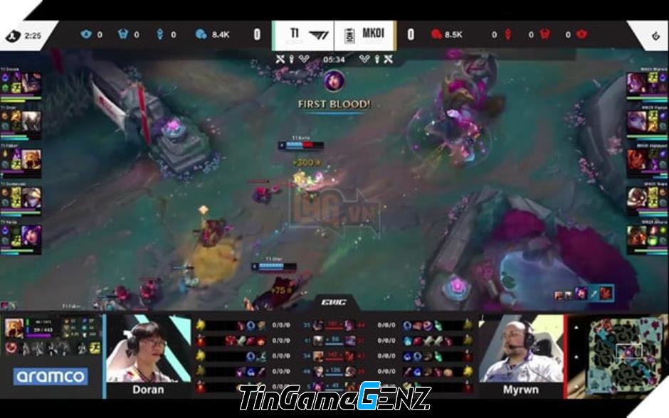 **Esports World Cup 2025: T1 Xuất Sắc Đánh Bại Movistar KOI, Chuẩn Bị Gặp Gỡ AG.AL**