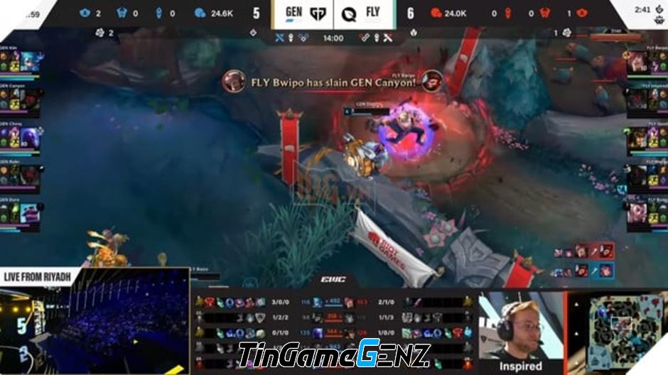 **GEN.G Thống Trị Fly Quest Tại Esports World Cup 2025, Xuất Sắc Giành Vé Vào Bán Kết**
