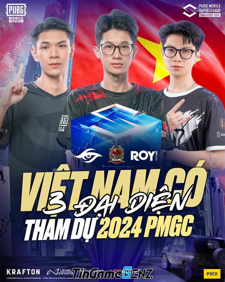 **Kết quả PMSL SEA 2024: Ba đội tuyển PUBG Mobile Việt Nam xuất sắc giành vé tham dự PMGC**