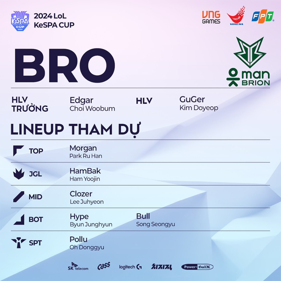 “Khám Phá Đội Hình 12 Đội Tuyển Tham Dự KeSPA Cup 2024: Sự Xuất Hiện Của Chovy, Showmaker, Và Sự Thay Đổi Đáng Chú Ý Của Lazyfeel”