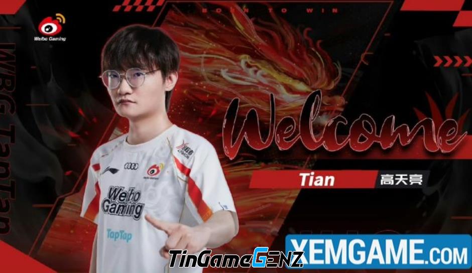 “LMHT: Đội Hình '5 Trung' của WBG đã Hoàn Thiện với Sự Gia Nhập của Tian” “LMHT: Đội Hình '5 Trung' của WBG đã Hoàn Thiện với Sự Gia Nhập của Tian”