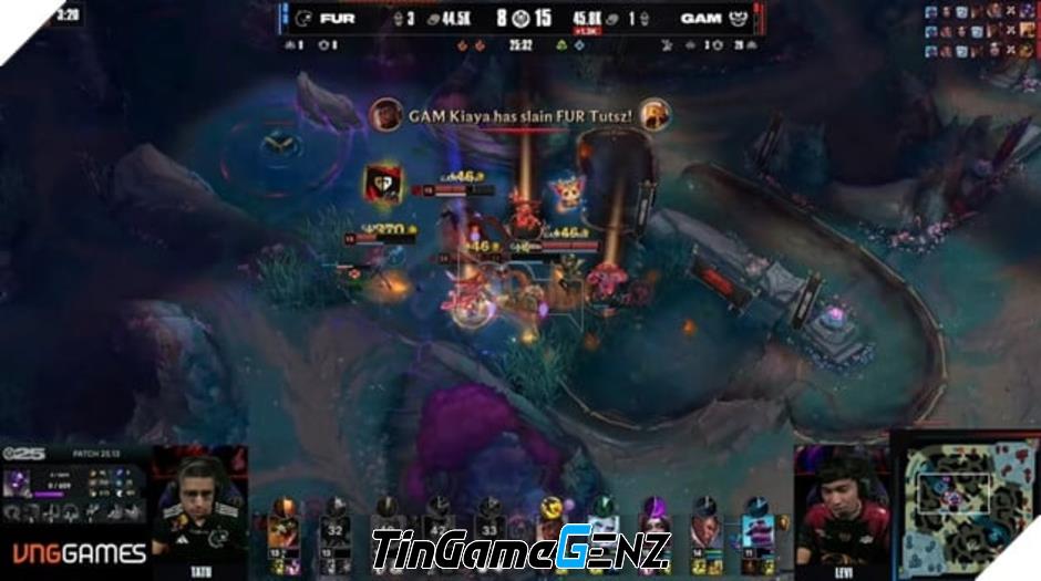**MSI 2025: GAM Esports Thể Hiện Tinh Thần Chiến Đấu Mãnh Liệt Trước Đối Thủ FURIA**