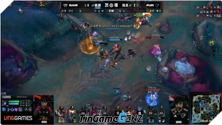 **MSI 2025: GAM Esports Thể Hiện Tinh Thần Chiến Đấu Mãnh Liệt Trước Đối Thủ FURIA**
