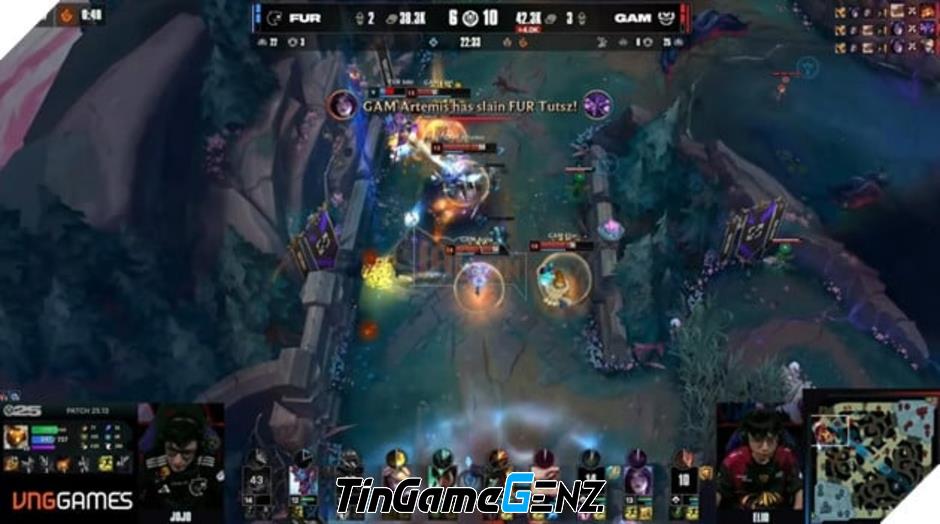 **MSI 2025: GAM Esports Thể Hiện Tinh Thần Chiến Đấu Mãnh Liệt Trước Đối Thủ FURIA**