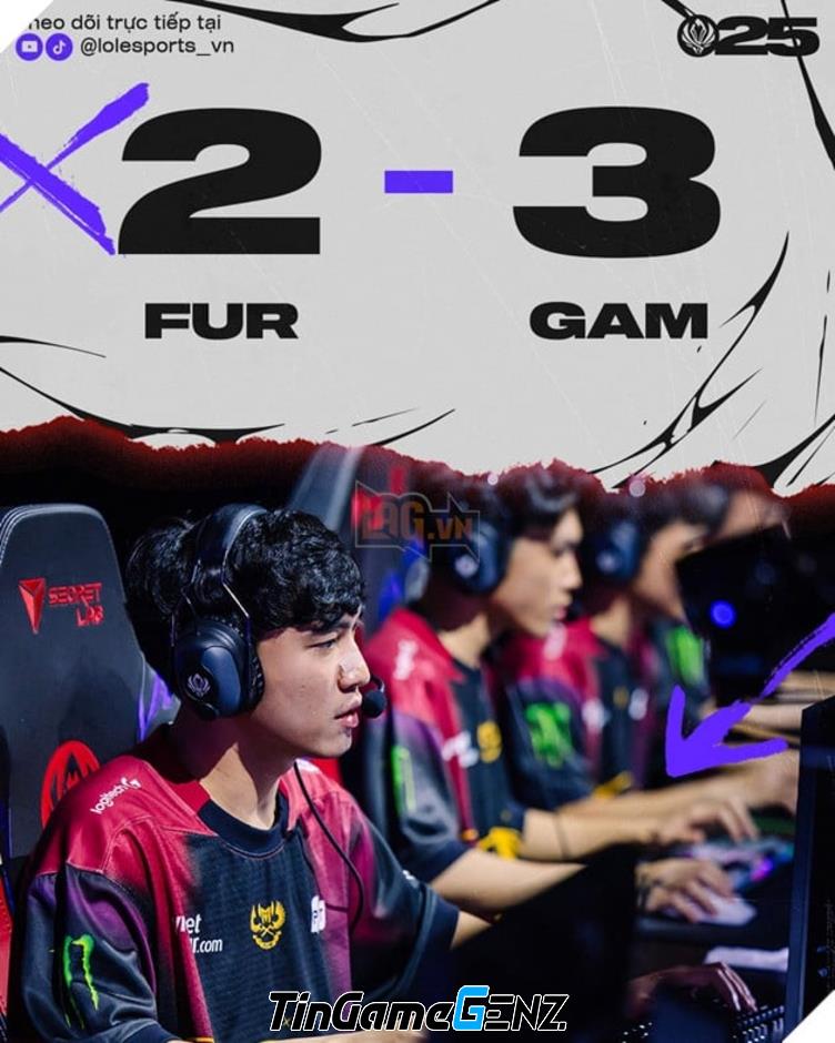 **MSI 2025: GAM Esports Thể Hiện Tinh Thần Chiến Đấu Mãnh Liệt Trước Đối Thủ FURIA**