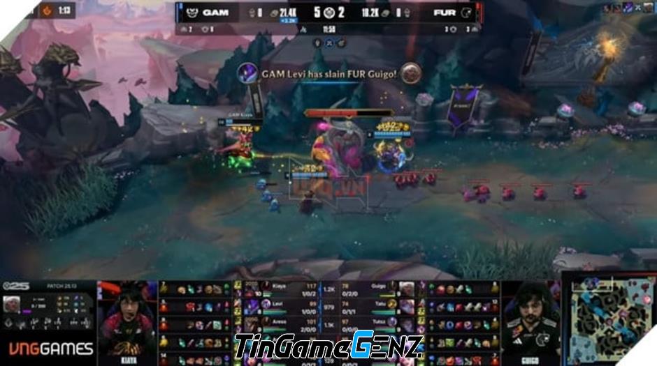 **MSI 2025: GAM Esports Thể Hiện Tinh Thần Chiến Đấu Mãnh Liệt Trước Đối Thủ FURIA**