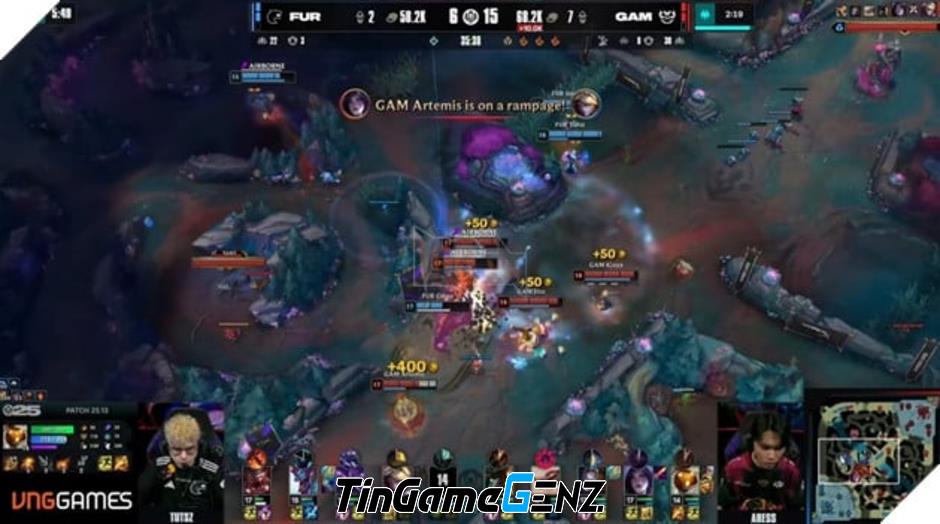 **MSI 2025: GAM Esports Thể Hiện Tinh Thần Chiến Đấu Mãnh Liệt Trước Đối Thủ FURIA**