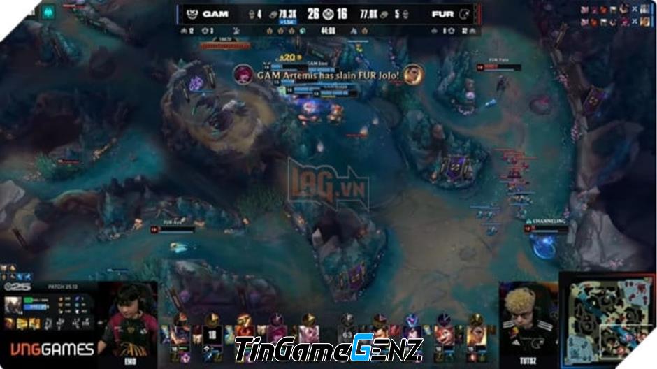 **MSI 2025: GAM Esports Thể Hiện Tinh Thần Chiến Đấu Mãnh Liệt Trước Đối Thủ FURIA**