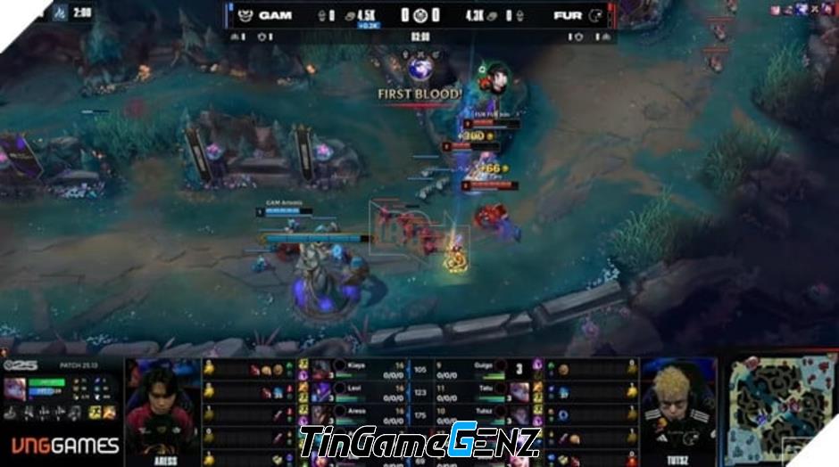**MSI 2025: GAM Esports Thể Hiện Tinh Thần Chiến Đấu Mãnh Liệt Trước Đối Thủ FURIA**