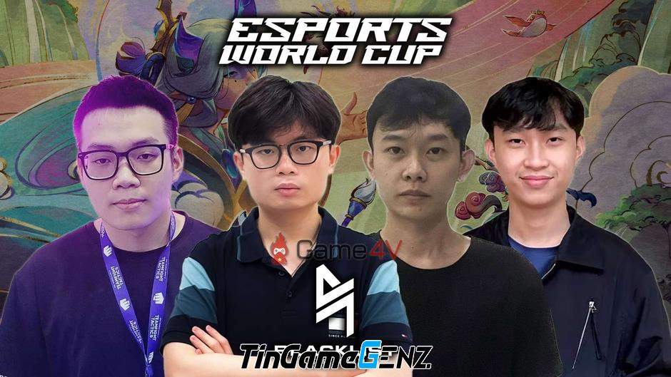 4 tuyển thủ Việt Nam tham dự vòng loại Esports World Cup 2024 đấu trường Chân Lý