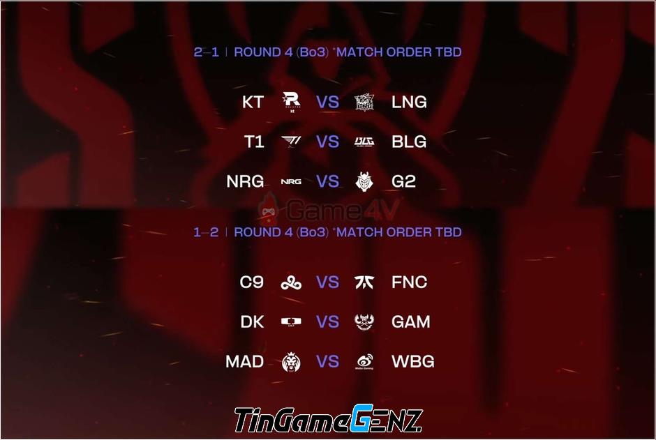 Bảng đấu CKTG 2023: GAM vs DK, T1 vs BLG