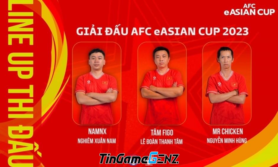 Bảng xếp hạng mới nhất AFC eAsian Cup 2023 - eAC23