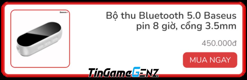 Biến loa và tai nghe thành không dây với món phụ kiện từ 185.000đ