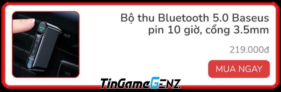 Biến loa và tai nghe thành không dây với món phụ kiện từ 185.000đ