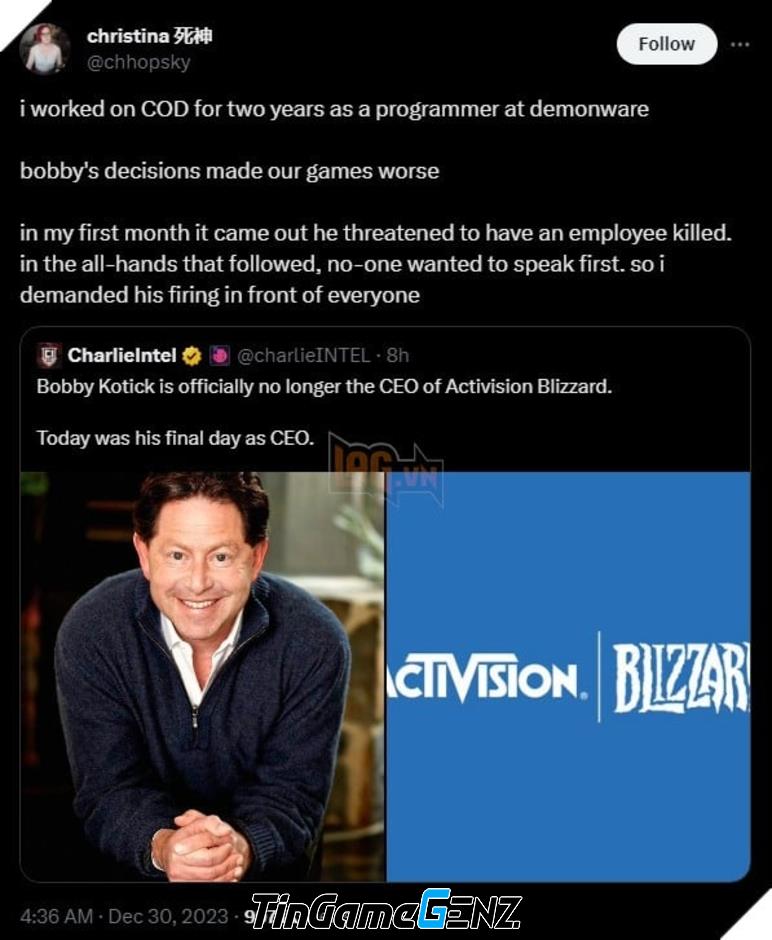 Bobby Kotick cáo buộc phá hoại buổi ra mắt Overwatch 2