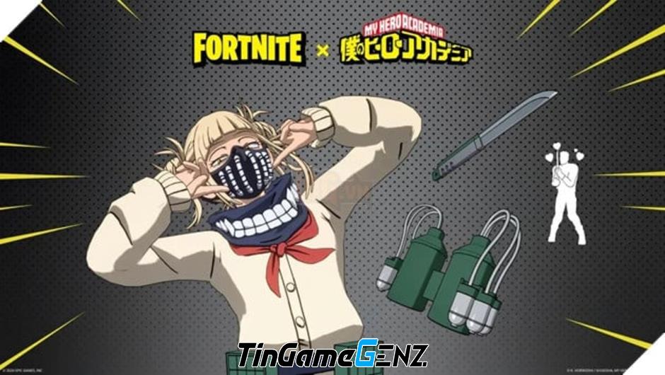 Các nhân vật phản diện trong My Hero Academia xuất hiện trong Fortnite