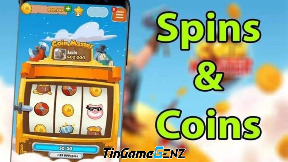 Cách nhận miễn phí Spin Coin Master: Link Coin mới nhất 2023