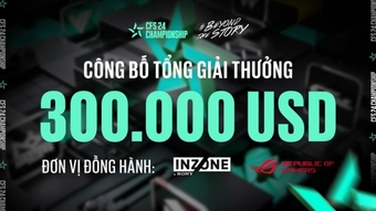 CFS Summer Championship 2024: Sony Inzone và Republic of Gamers tài trợ, tổng giải thưởng 7 tỷ đồng