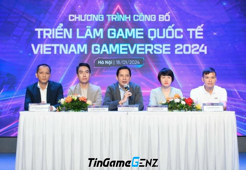 Công bố triển lãm game quốc tế Vietnam GameVerse 2024