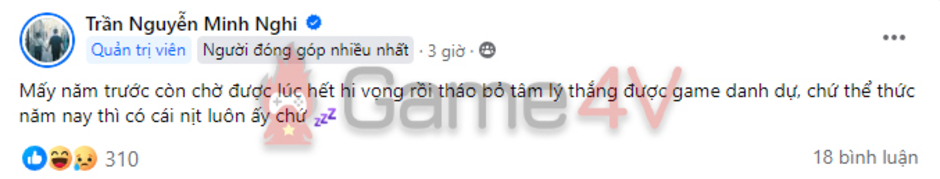 Cộng đồng LMHT phản ứng thế nào sau thất bại của GAM trước LLL ở CKTG 2023? BLV Văn Tùng có khóc không?