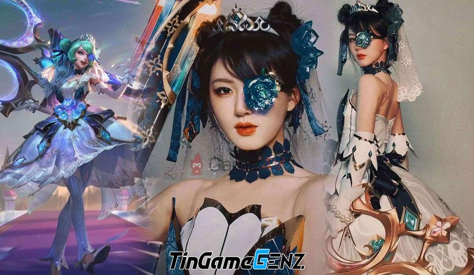 Cosplay Gwen của Triệu Lộ Tư 