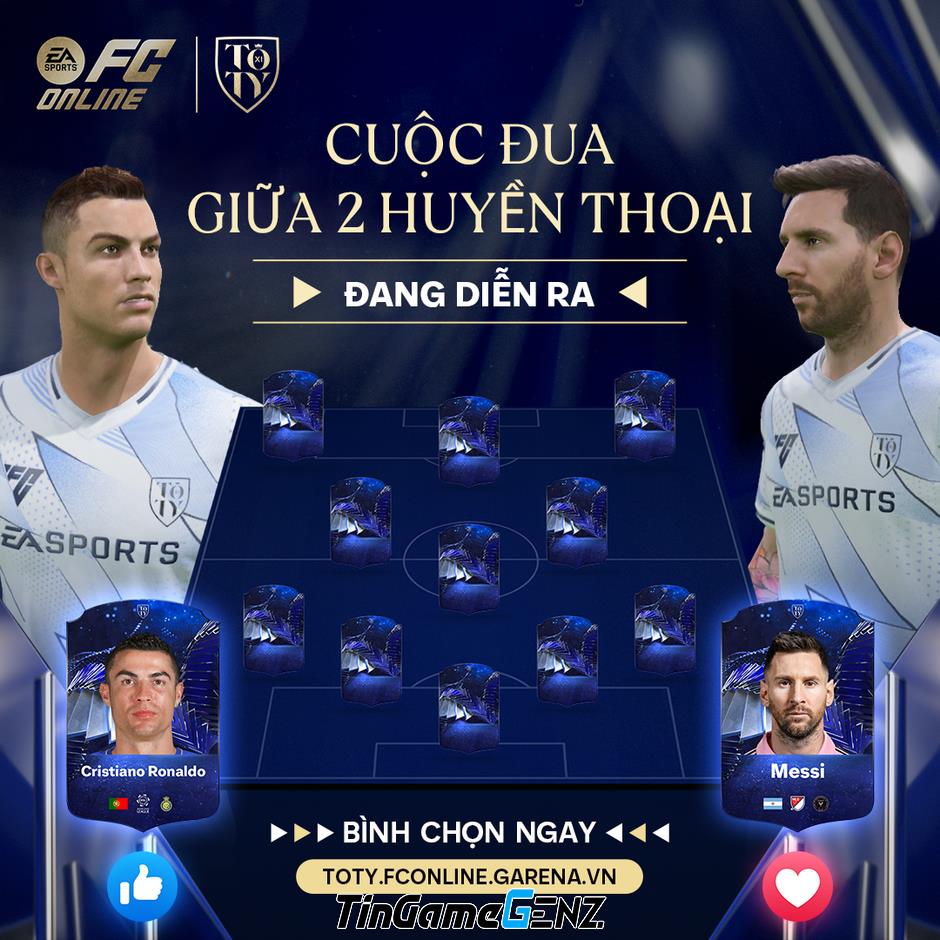 Cristiano Ronaldo tham gia đề cử 24 Team Of The Year - Vua Phá Lưới Thế Giới