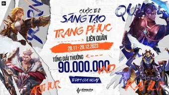 Cuộc thi sáng tạo trang phục LQMB làm game thủ mê mẩn với những skin độc nhất vô nhị.