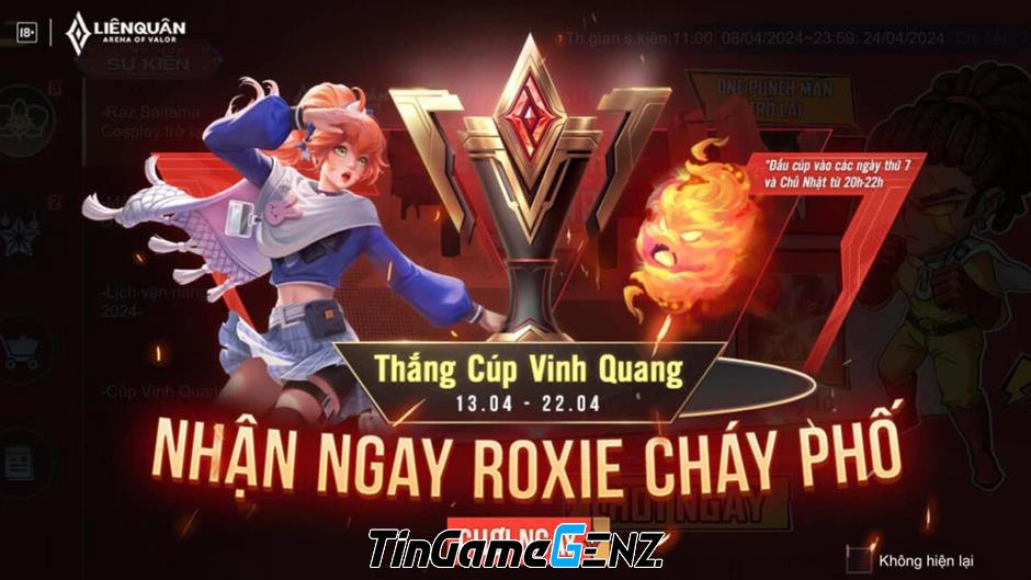 Cúp Vinh Quang Liên Quân Mobile: Phần thưởng dành cho game thủ