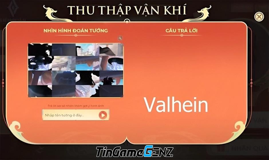 Đáp án Thu thập vận khí Liên Quân ngày 4/2 mới nhất hôm nay