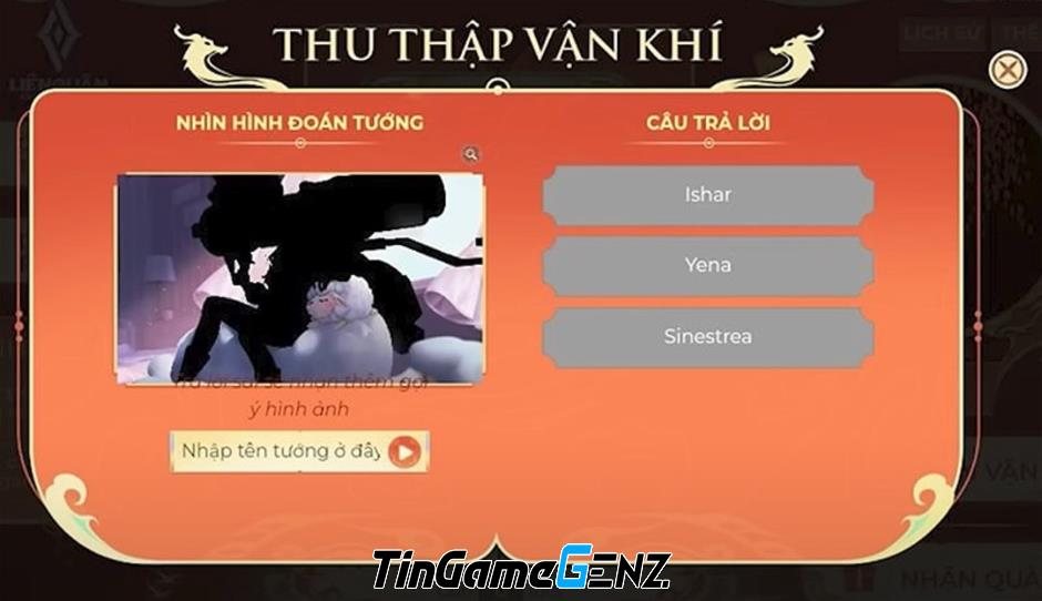 Đáp án Vận Khí Liên Quân mới nhất ngày 25/1