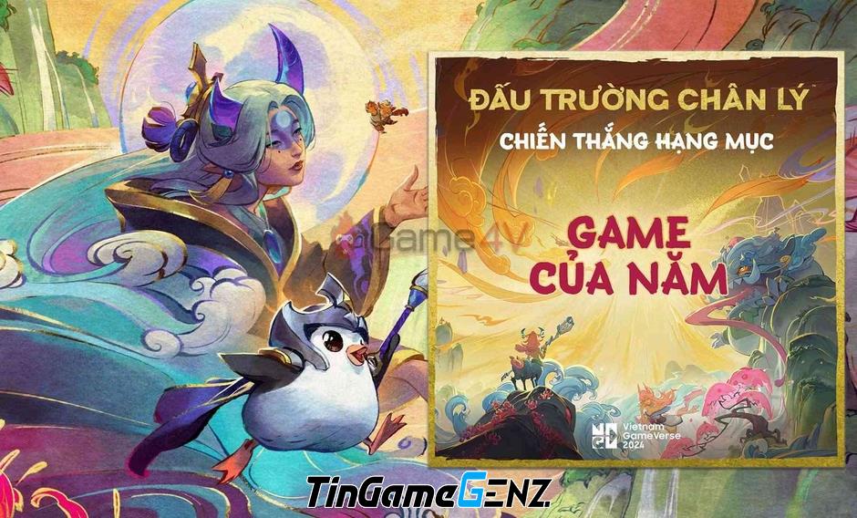 Đấu Trường Chân Lý đoạt giải Game Của Năm tại Vietnam GameVerse 2024