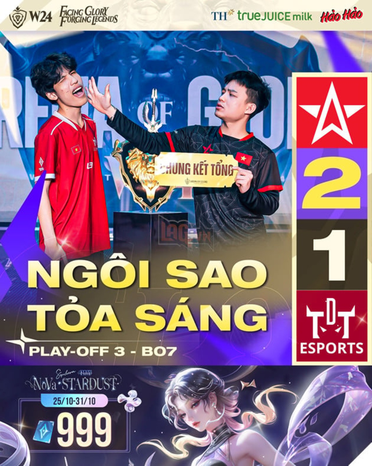 "Đấu Trường Danh Vọng Mùa Đông 2024: One Star Esports Xuất Sắc Đánh Bại TDT, Đối Đầu SGP Trong Trận Chung Kết"