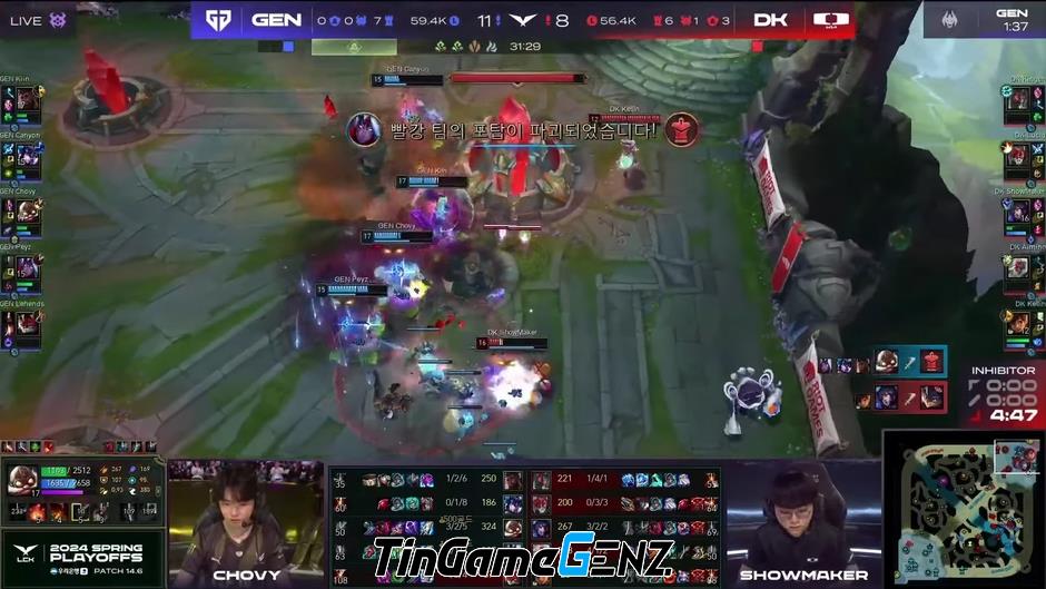 DK chứng minh bản lĩnh nhà vua tại playoffs khi làm khó Gen.G