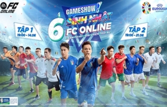 Độ Mixi và Cris Devil Gamer cầm còi game show FC Online sinh nhật 6 tuổi