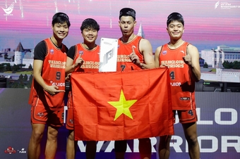 Đội trưởng Thang Long Warriors hạnh phúc sau vô địch Phygital Basketball tại Games of Future 2024