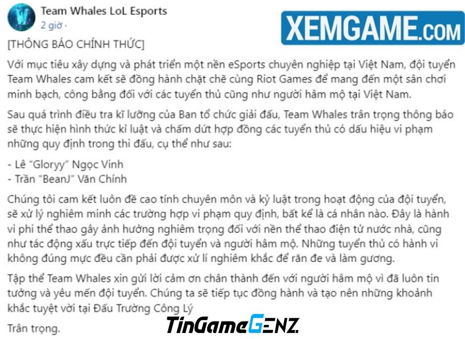 Đội tuyển, tuyển thủ VCS phản ứng trước thông báo đình chỉ thi đấu