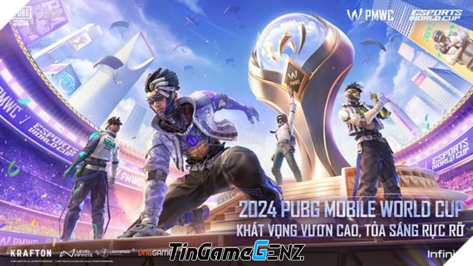 Đội tuyển Việt Nam chuẩn bị đấu ở Esports World Cup 2024 - PUBG Mobile