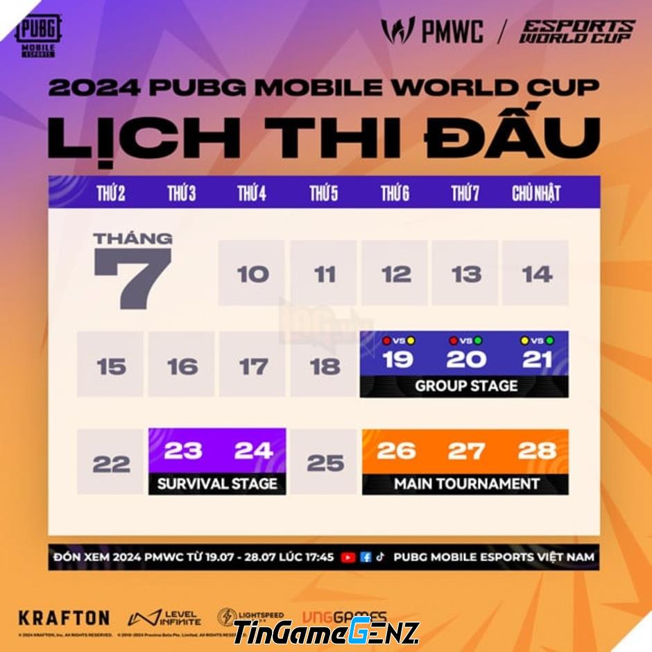 Đội tuyển Việt Nam chuẩn bị đấu ở Esports World Cup 2024 - PUBG Mobile