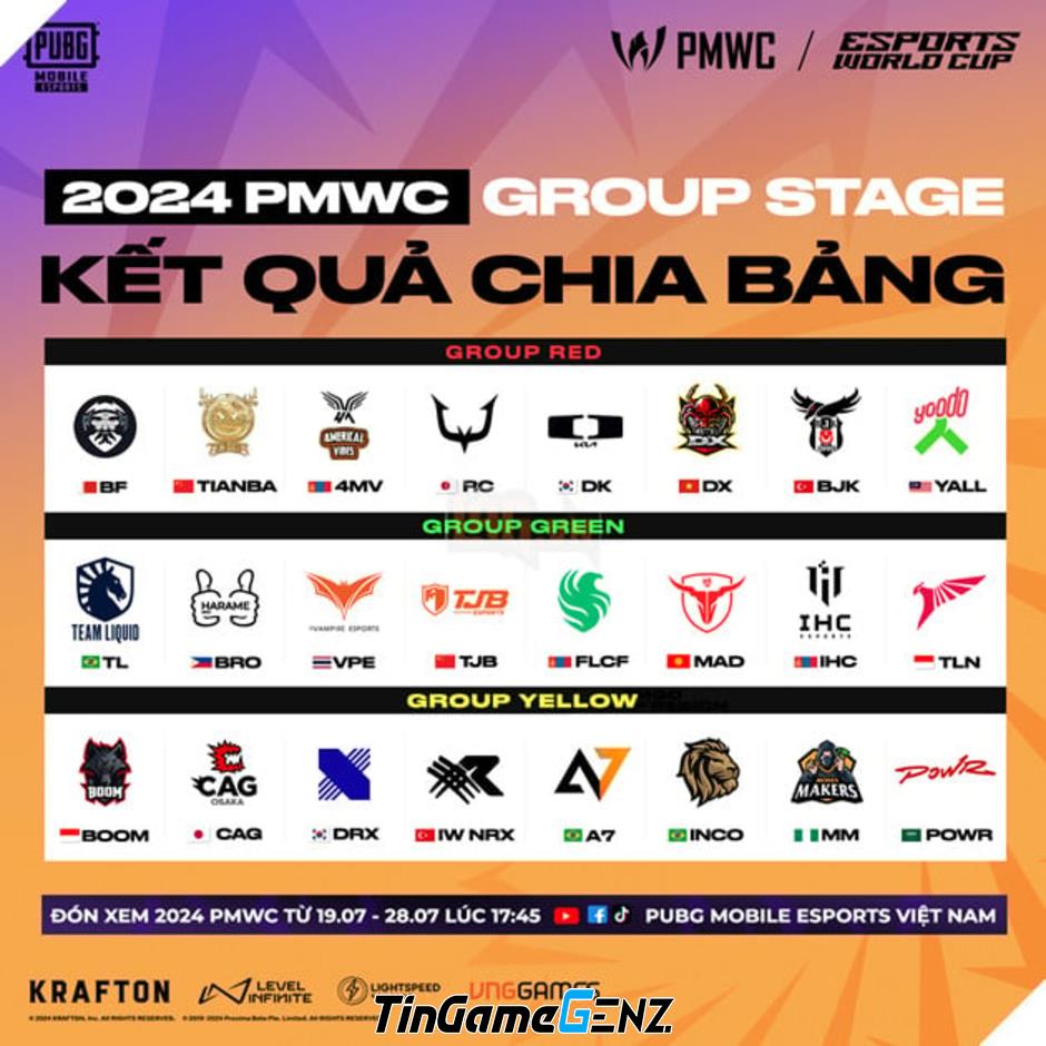 Đội tuyển Việt Nam chuẩn bị đấu ở Esports World Cup 2024 - PUBG Mobile