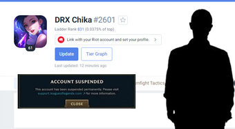 DRX Chika bị bay acc sau khi sử dụng "mod skin" trên Liên Minh Huyền Thoại