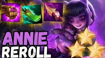 ĐTCL Mùa 10: Sử dụng đội hình reroll Annie với lõi Tiếp Sức để spam