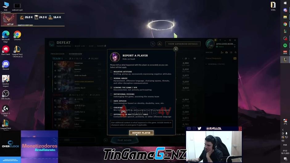 Faker bị khóa tài khoản 14 ngày sau khi streamer nước ngoài tố cáo