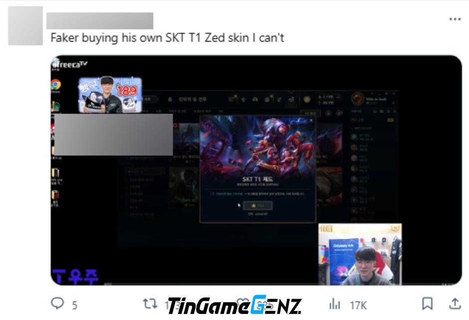 Faker ít khi stream, Riot có hành động nặng tay và kết quả đáng yêu