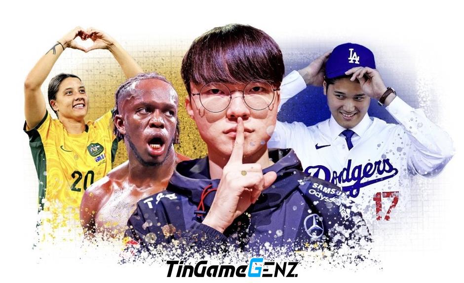 Faker lọt top 10 nhân vật thể thao ảnh hưởng toàn cầu 2023 cùng Messi và Shohei Ohtani