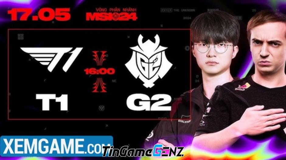 Fan LPL đồng lòng ủng hộ T1 hạ G2 Esports tại MSI 2024