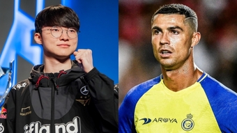 Fan tranh cãi so sánh đẳng cấp huyền thoại và vĩ đại của Faker và CR7.