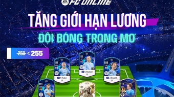 FC Online 27/2: Tăng giới hạn lương, ra mắt 4 ICON TM mới