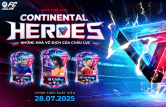 "FC Online Đem Đến Cuộc Chiến Thẻ Continental Heroes: Messi Vượt Qua Ronaldo, Dàn Huyền Thoại Được Nâng Cấp Đáng Kinh Ngạc!"
