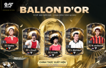 "FC Online Ra Mắt Bộ Thẻ Ballon d’Or Tôn Vinh Những Huyền Thoại Bóng Đá Thế Giới"